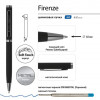 Ручка подарочная шариковая BRUNO VISCONTI "Firenze", корпус черный, 1 мм, футляр, синяя
